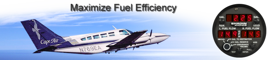 Fuel Flow Management Shadin Avionics