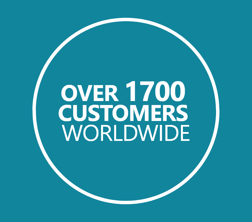 Over 1700 Customers Worldwide